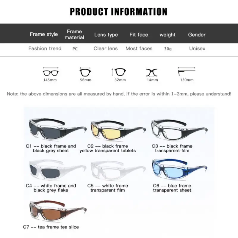 Fashion Sunglasses Outdoor Full Frame Riding Glasses Double Frame Personalized Sunglasses Full Cycling Equipment sports sunglasses sport sunglasses