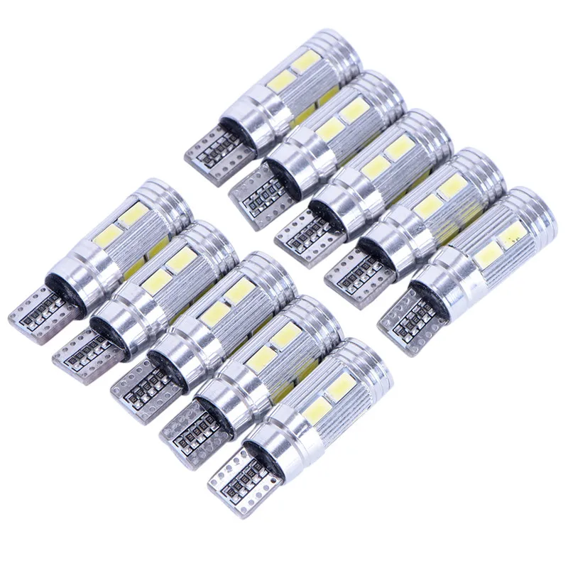 New 1Pcs White 6000K Auto Light Dome Door Map light DC12V 5630 6SMD T10 W5W LED Canbus 168 194 Car Wedge Side Bulb | Автомобили и