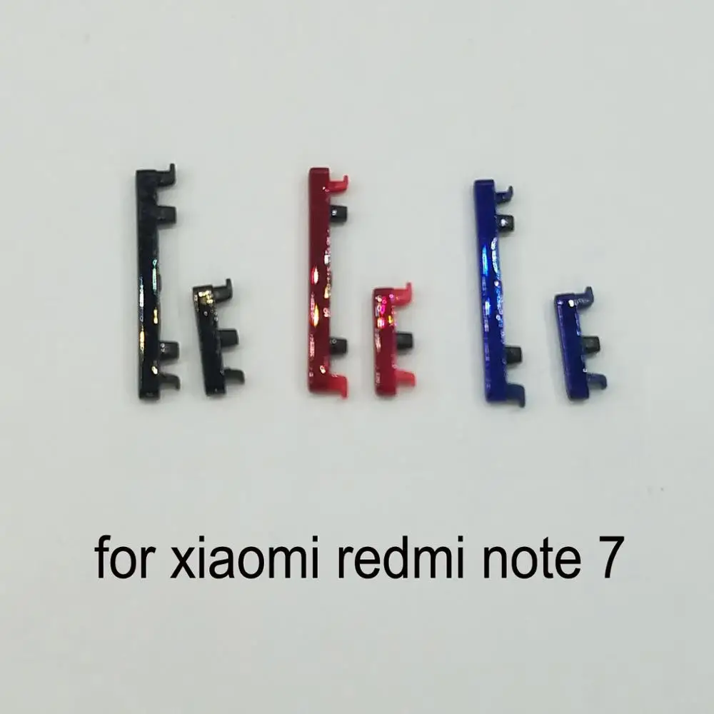 

For Xiaomi Redmi note 7 Original Phone Housing Frame New On Off Side Key Power Volume Button Replacement Part