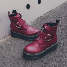 Botas/женские ботильоны в байкерском стиле; Jason martins; женские ботинки на танкетке на молнии; осенние туфли-оксфорды из мягкой кожи; Botas Mujer