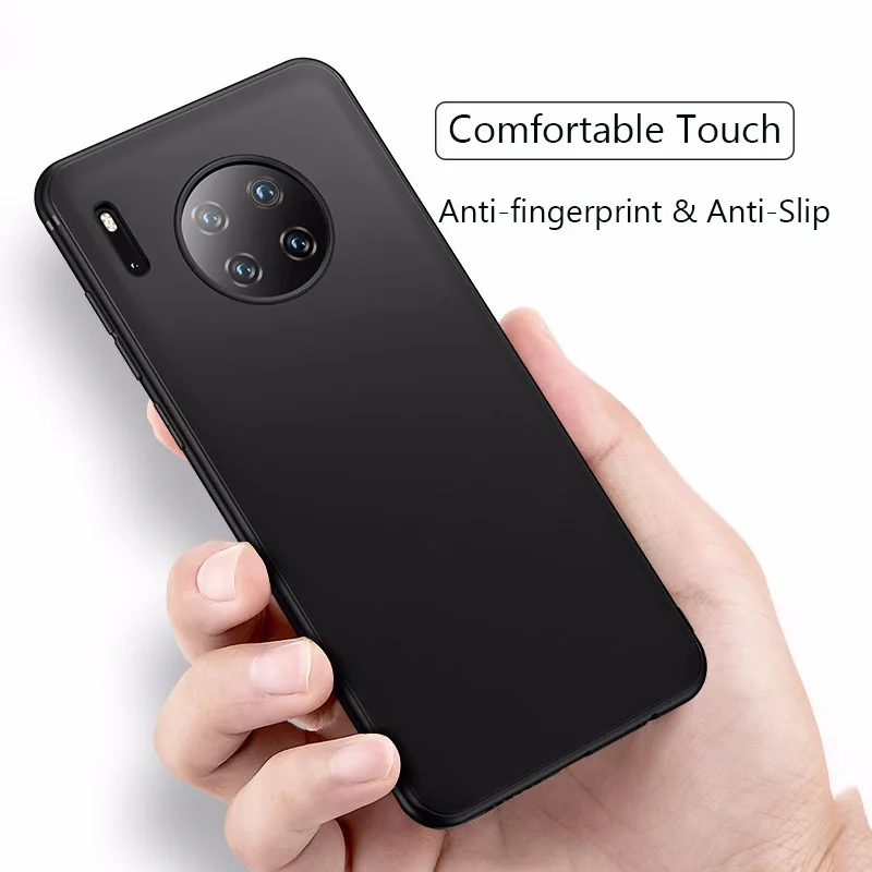 

Soft Silicone Protective Phone Case for Huawei Mate 30 Case Simple Solid Color Matte Cover for Mate 30 Pro 5G Mate30 Lite Coque