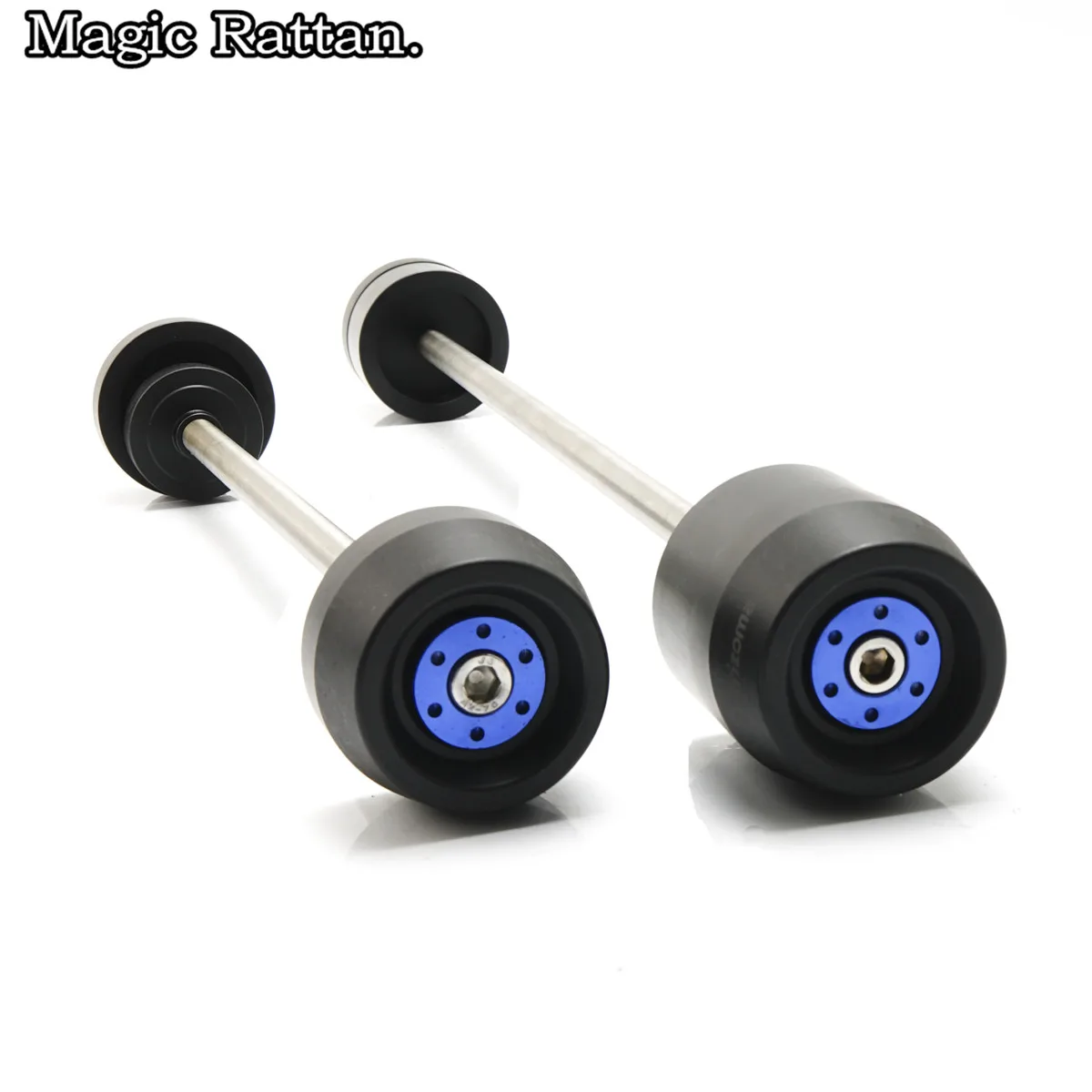 

For Suzuki GSXR 600/750 2006-2018 GSXR1000 2007-2019 Motorcycle 2 PCS Front&Rear Wheel Fork Axle Sliders