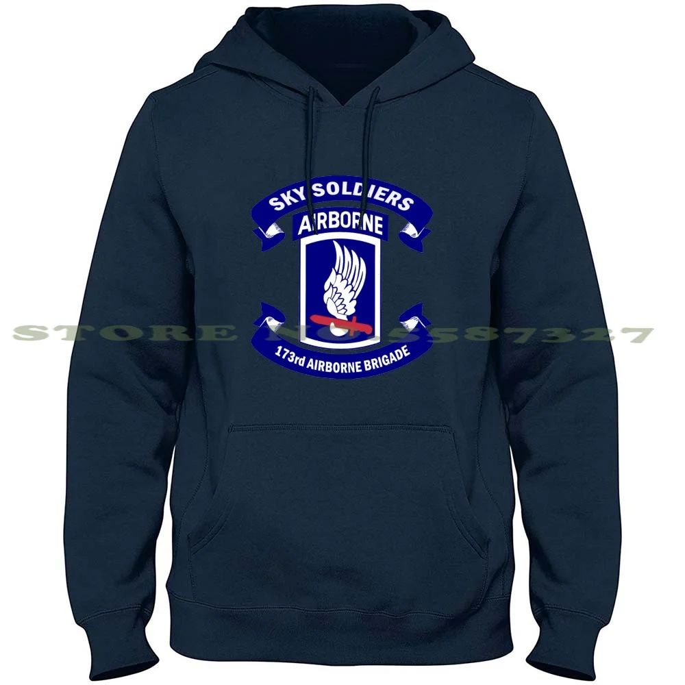 

173Rd Airborne Brigade Combat Team Crest Streetwear Hoodie Sweatshirt 173Rd Airborne Sky Soldiers Memorial Day Mia Missing In