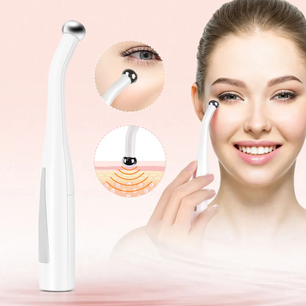 

Mini Ultrasonic Vibration Wrinkle Removal Beauty Pen Portable Eye Massager Anti-Ageing Ion Import Skin Rejuvenation Device