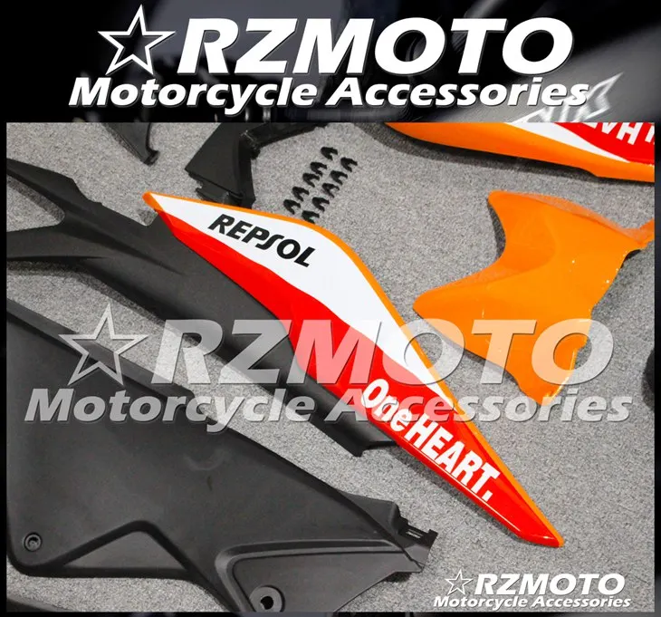 ABS мотоцикл обтекатель комплект для HONDA CBR250R 2011-2013 год кузов литья под давлением Магазин № 1234