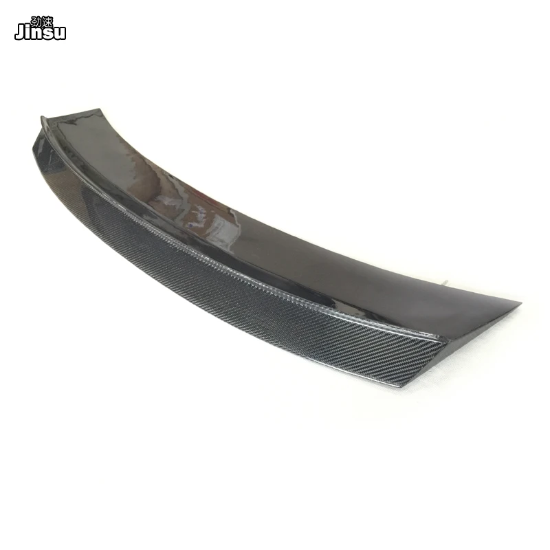 Balance it style real carbon fiber rear trunk lip for Audi TT- TT MK3 sport styling spoiler wing(stick on