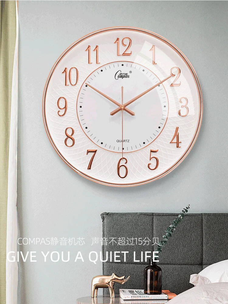 

Nordic Silent Decor Living Room Wall Clock Kitchen Modern Design Minimalist Wall Clock Creative Kitchen Reloj Pared Home Watch