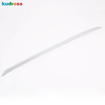 

For Hyundai Tucson 2019 2020 Chrome Grill Lip Molding Front Engine Cover Trim Garnish Mesh Exterior Accessories Sticker Styling