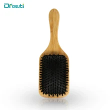 

10 Pcs Professional Bamboo Bristles HairBrushes Air Cushion Paddle Hair Brush Massager Wholesale Bulk Free Shipping Cheap DREWTI