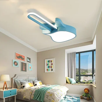 

Blue pink Fnished LED Chandelier Lights For Living Room Children room boy girl room acrylic light remote control free shipping