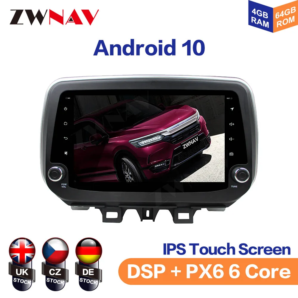 

For Hyundai Tucson 2018 2019 2020 Android 10.0 4GB Car GPS Navigation Head unit Car Multimedia Stereo Player Stereo Radio Audio