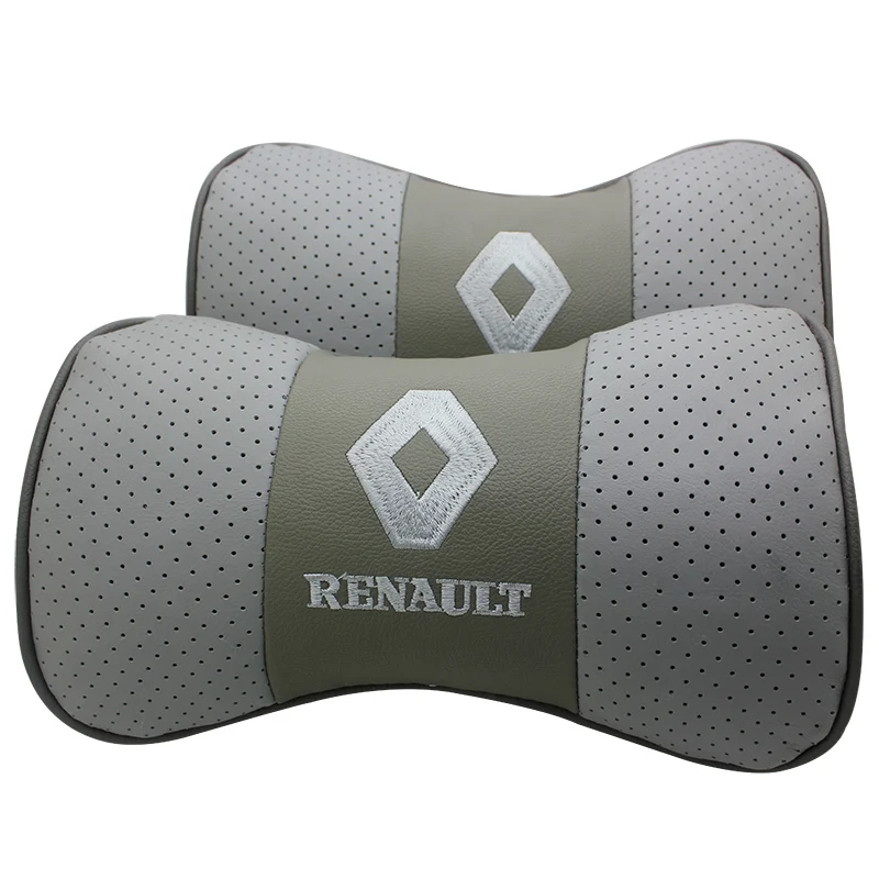 Чехол для Renault, специальный кожаный Автомобильный подголовник, Koleo Correga, широта, Автомобильная подушка для шеи, поясничная подушка, пара