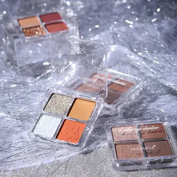 

4 Colors Pearlescent Eye Shadow Matte Pigment Eye Shadow Palette Makeup Cosmetics Perfect smoky eyes makeup T1117