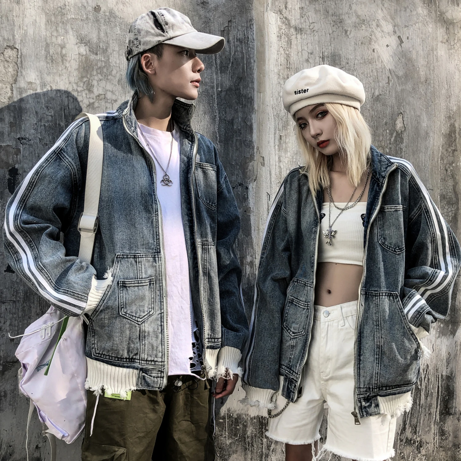 Aelfric Eden винтажные вязаные Лоскутные мужские джинсовые куртки Harajuku Хип Хоп с длинным рукавом Повседневная модная уличная одежда пальто Верхняя одежда