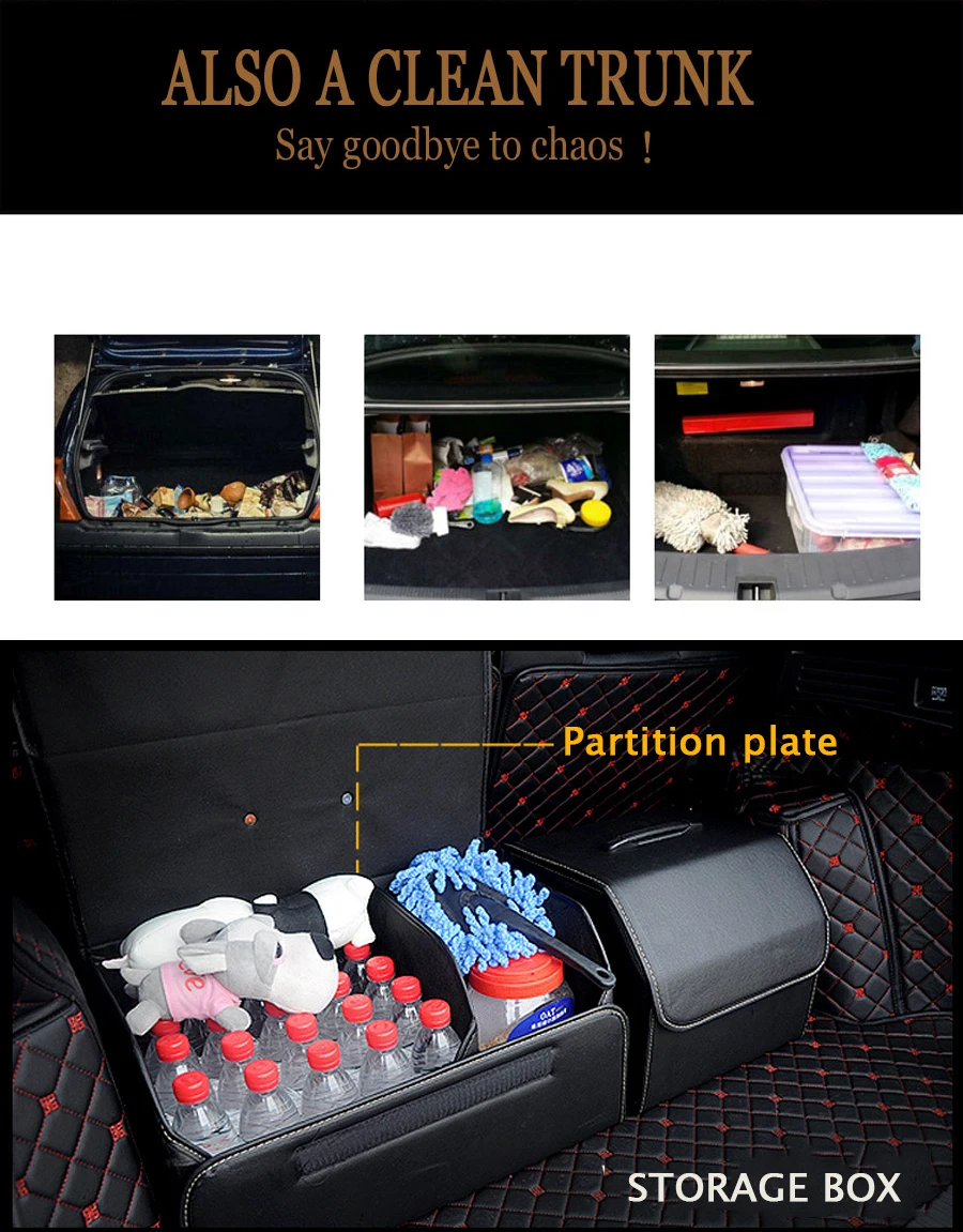 Автомобильный Органайзер багажник складные ящики для хранения игрушек, продуктов грузовик грузовой контейнер Сумки Box Car средства ухода для автомобиля, автомобильные аксессуары