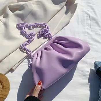 

Candy Color Cloud Cross Bags For Women 2020 Spring Summer Cute Shoulder Messenger Bag Lady Clutch Crossbody Handbags