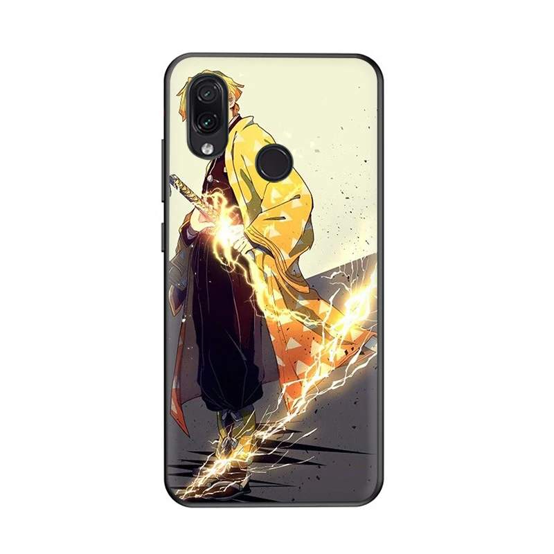 B8 Силиконовый чехол Zenitsu Kimetsu no yaiba для телефона Xiaomi Redmi 4A 4X5 6 A Plus Pro 7 GO Note 5 6 7 8 Pro 7A K20 Pro - Цвет: B8