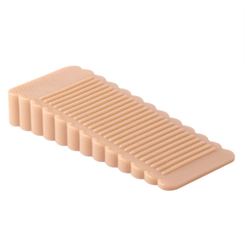 1 Pcs Safety Silicone Door Stop Stoppers Block Wedge Home Office Rear Retainer Anti-collision