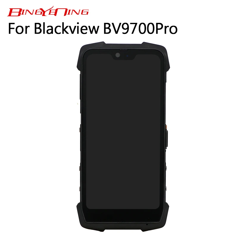 BingYeNing для Blackview BV9700 pro Сенсорный экран+ рамка ЖК-дисплей в сборе Замена