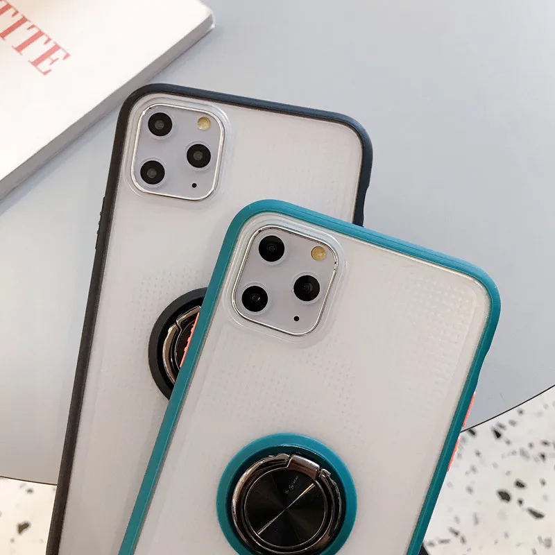 Новое крепление в виде кольца на палец защитный чехол для iPhone X 7 6 6s 8Plus XS 11pro сетчатый чехол с кольцом и пряжкой защитный чехол для телефона
