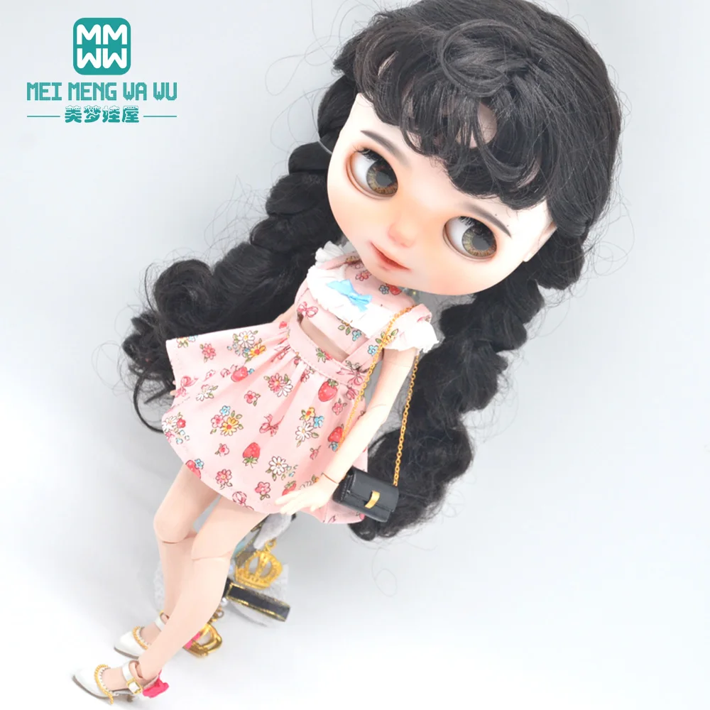 28-30cm Blyth Azone OB23 OB24 Doll Accessories Fashion Backpacks, Shoulder Bag Black, Red, Rose Red, Pink, White