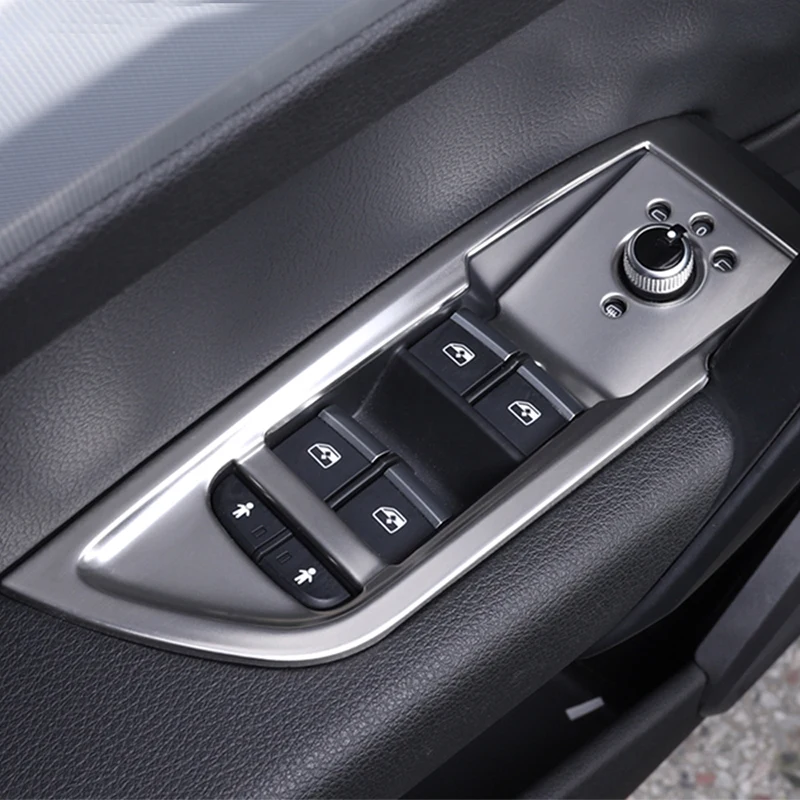 GELINSI для Audi Q5 FY авто для панели управления окон Кнопка подъема переключатель Крышка Sitcker рамка отделка интерьера аксессуары