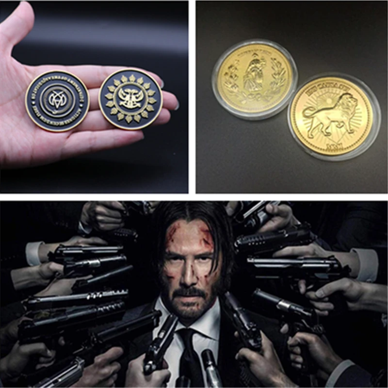John Wick Gold Coins Replica Movie Prop Vrogue