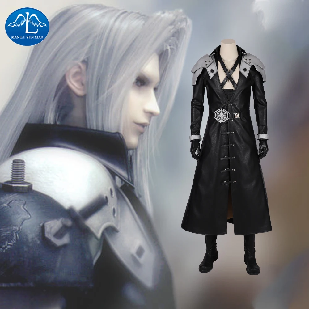 Manluyunxiao FF VII ремейк Сефирот Final Fantasy косплей костюм взрослые мужчины Хэллоуин Карнавал изготовленные на заказ костюмы игры