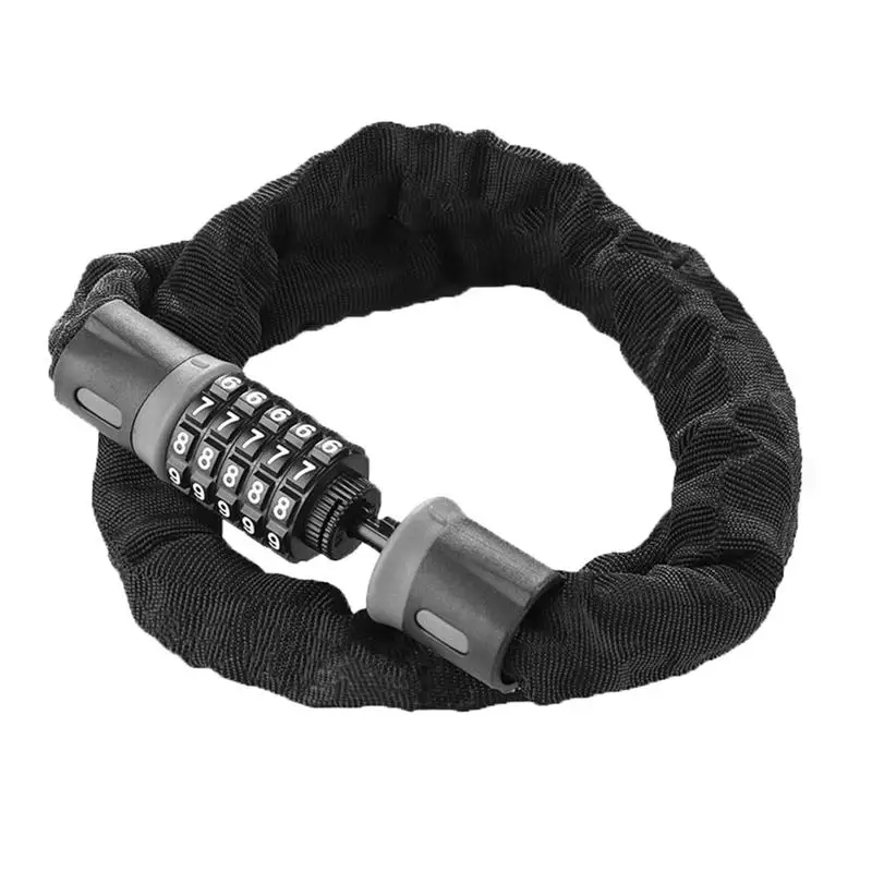 

Bike Lock 5 Digit Code Combination Bicycle Lock 1.5m Bicycle Security Lock Bicycle Equipment MTB Anti-theft Lock