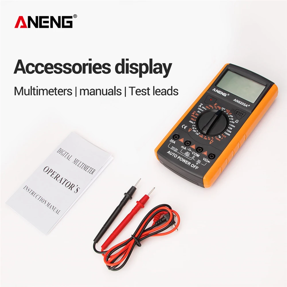 Цифровой фототестер ANENG AN9205A + ЖК дисплей тестер конденсаторов Автомобильный