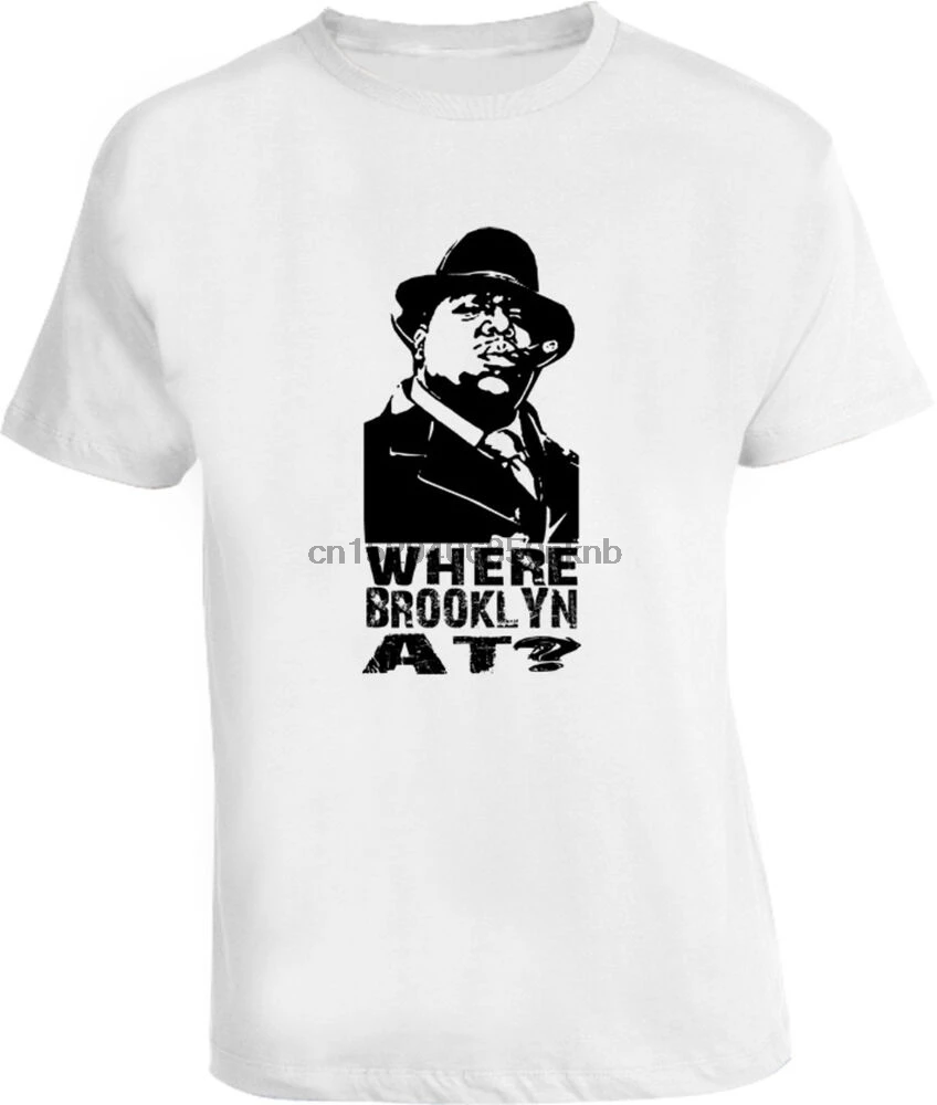 Where Brooklyn At Notorious BIG Hip Hop Rap футболка|Футболки| |