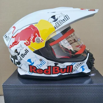 

Off-road helmets downhill racing mountain white cross helmet full face helmet motorcycle casco casque capacete