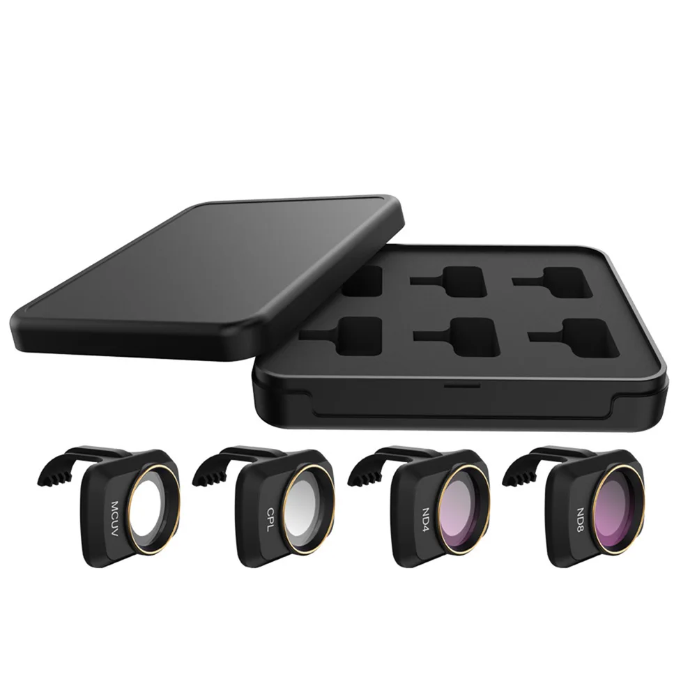 Фильтр для объектива камеры MCUV ND4 ND8 ND16 ND32 CPL ND/PL фильтры для Mavic Mini Drone аксессуары - Цвет: 4pcs Filter