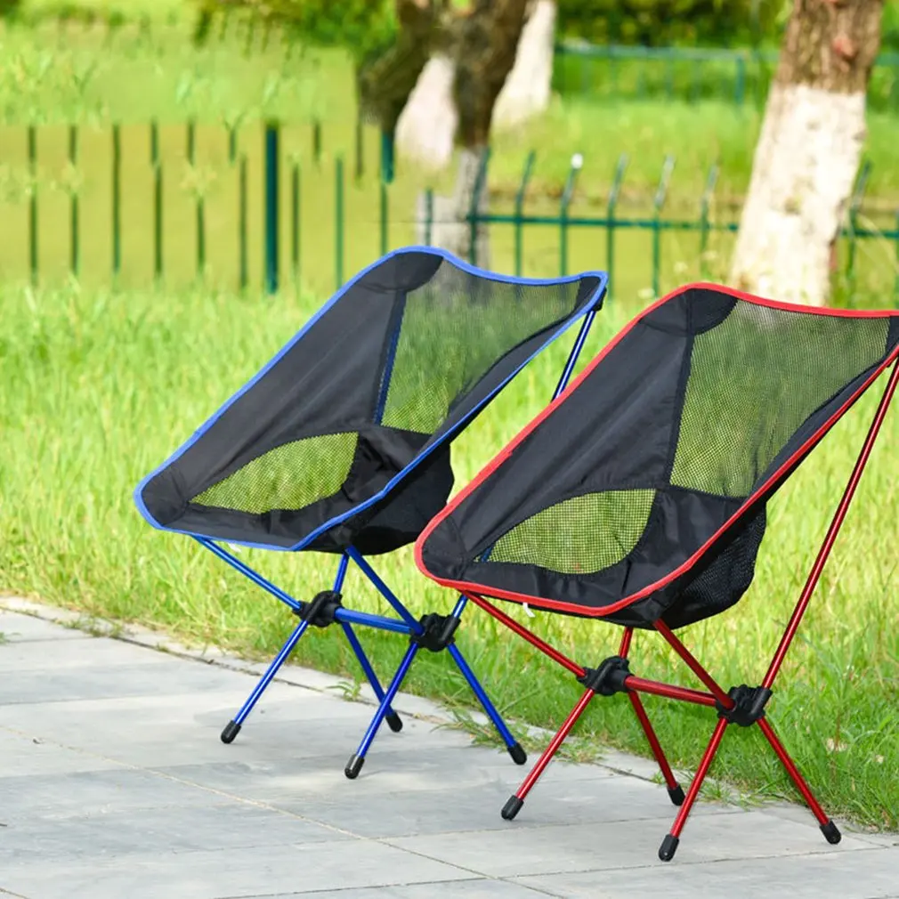 Outdoor Aluminum Folding Chair Portable Fishing Chair Director Chair Moon Chair Picnic Picnic Chair