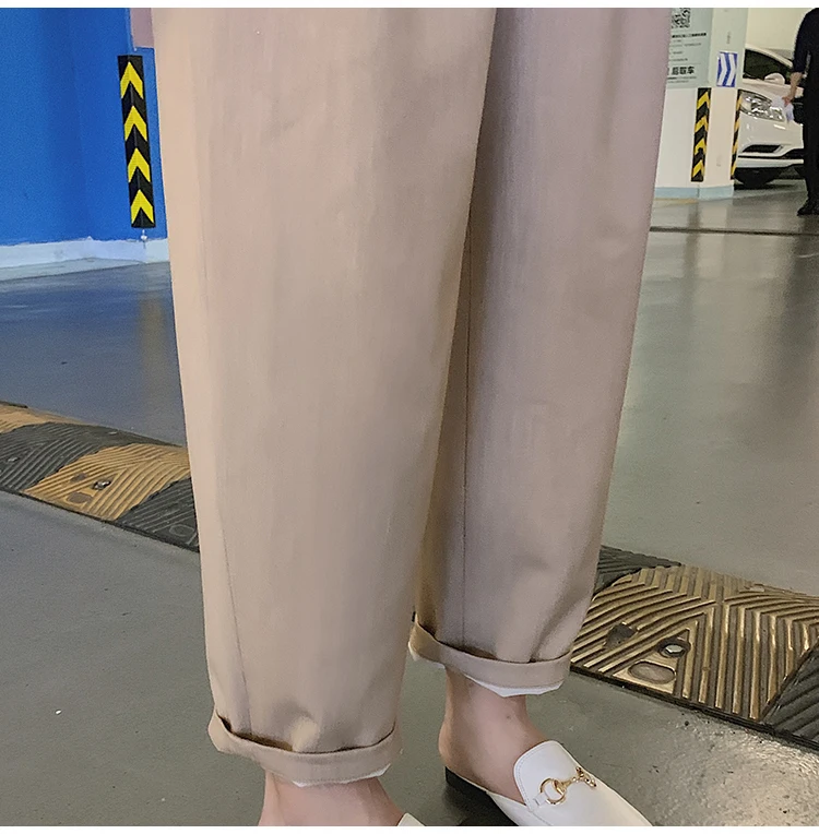 2019Suit suit female autumn new temperament casual suit two-piece suit