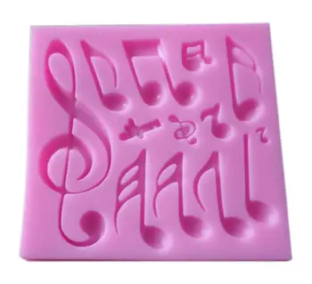 

Music Note Silicone Mold Candy Fondant Cake Expoy Resin Moulds DIY Handmade Cupcake Topper Fondant Cake Decorating Tools