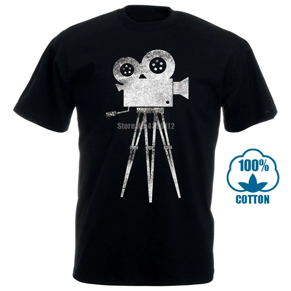 

Quality Print New Summer Style Cotton Camera Cameraman Filmmaker Movie Director T Shirt Tee 011481