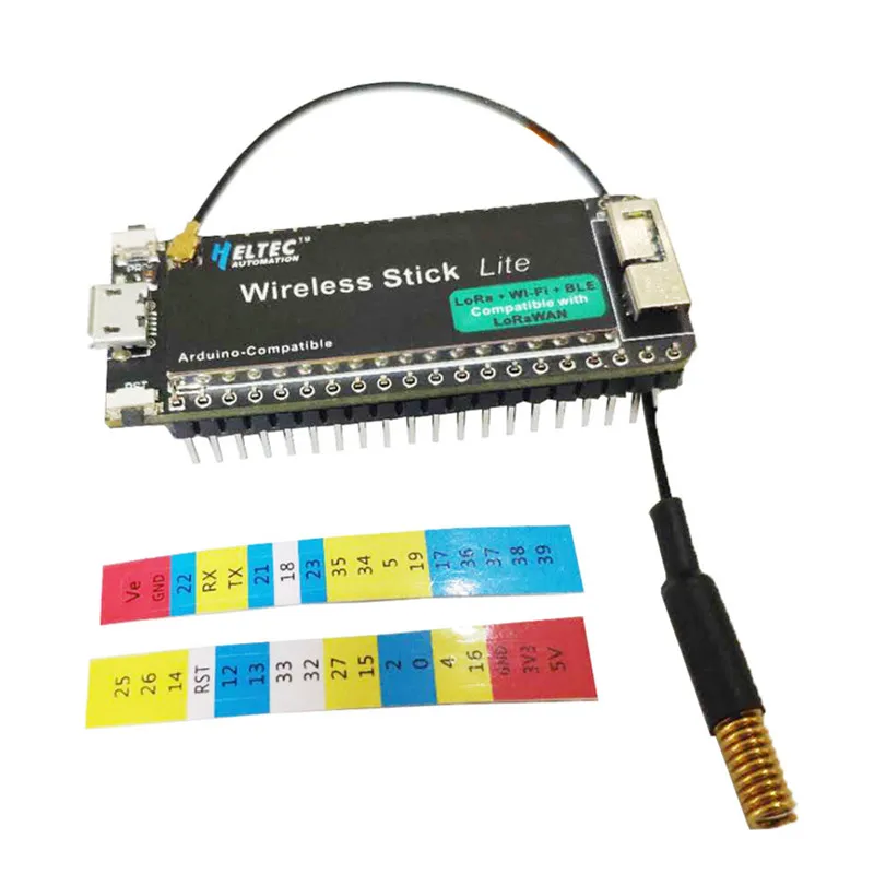 Макетная плата esp32 lora/433/470 510/868/915Hz SX1276 ESP32 PICO D4 LoRa Wireless Stick lite|Демонстрационные