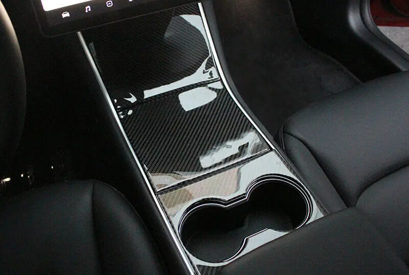 4 шт. набор автомобильный внутренний держатель для стакана воды рамка Крышка отделка для Tesla модель 3