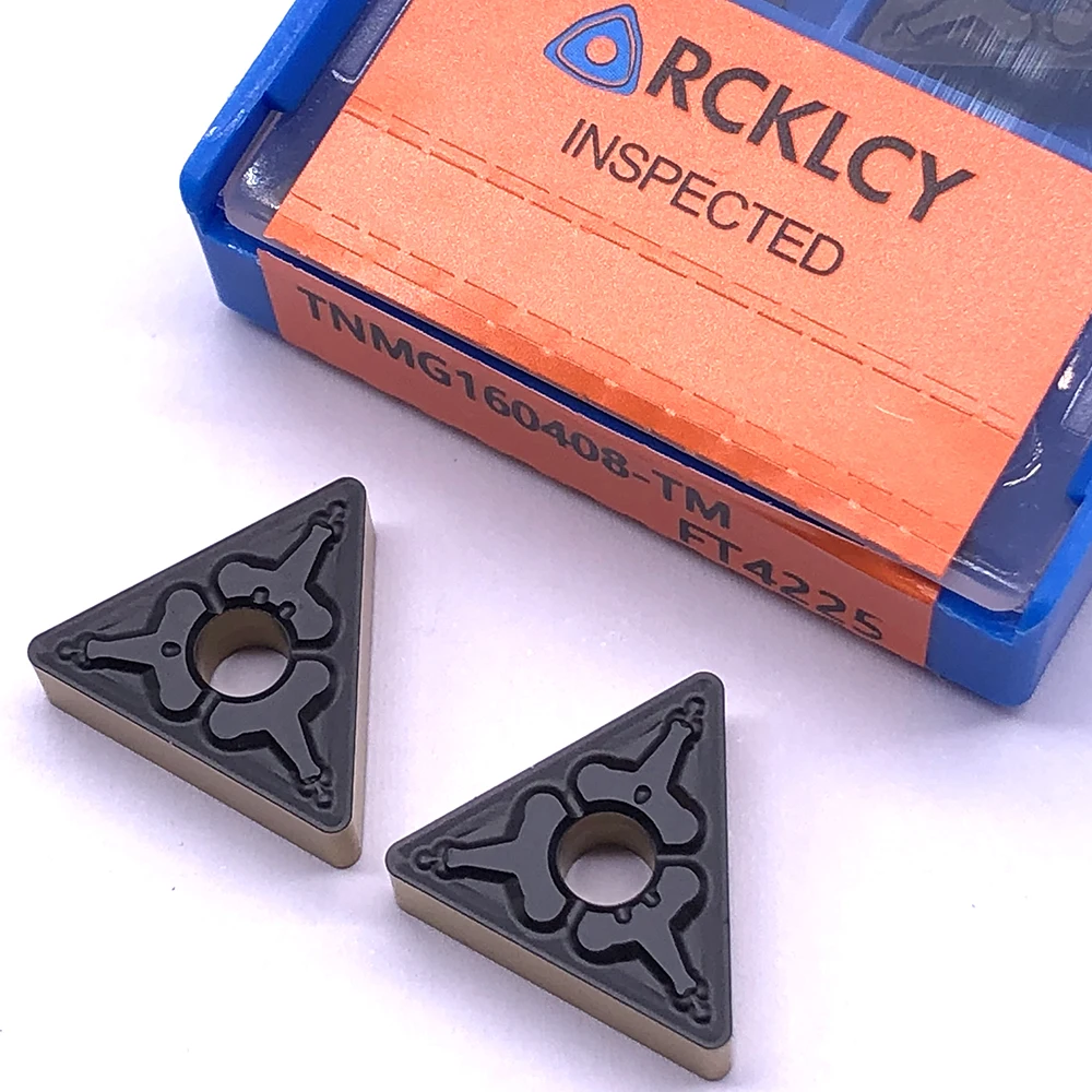10 шт. RCKLCY TNMG160408 TM FT4225 инструмент для наружной обточки Высококачественная