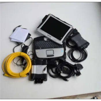 

3in1 auto scanner for b-mw icom next with mb star c6 star diagnostic with v-as6154 odis 5.1.3 hdd in cf-19 laptop 4G ready use