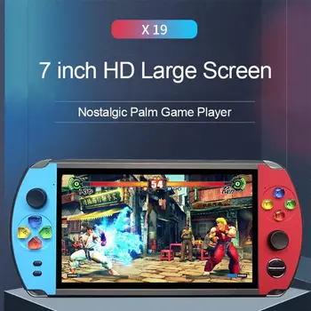 

X19 Retro Handheld Game Player 8GB/16GB 7.0" LCD Screen FC Arcade Video Game Console Host for Player Kids Child Gifts