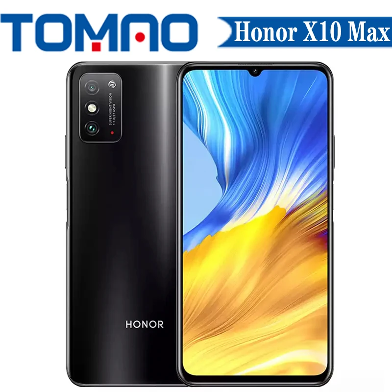 Оригинальный Смартфон Honor X10 Max задняя камера 48 МП большой экран 7 09 дюйма 6 ГБ 8 ОЗУ