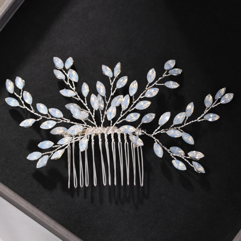 Bridal-Hair-Accessories-Silver-Crystal-Tiara-Hair-Comb-Wedding-Women-Head-Ornaments-Handmade-Bridal-Hair-Comb