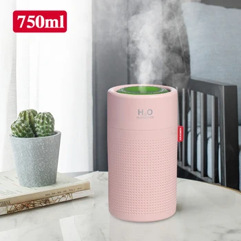 

750ml Large Capacity USB Aroma Air Diffuser Humidifier Portable Ultrasonic Difusor Quite Heavy Cool Mist Maker
