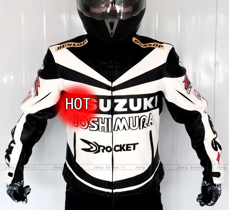 Riders racing jacket for motorcycle racing off-road motorcycle riding with 5 pieces protections PU and POLYESTER material