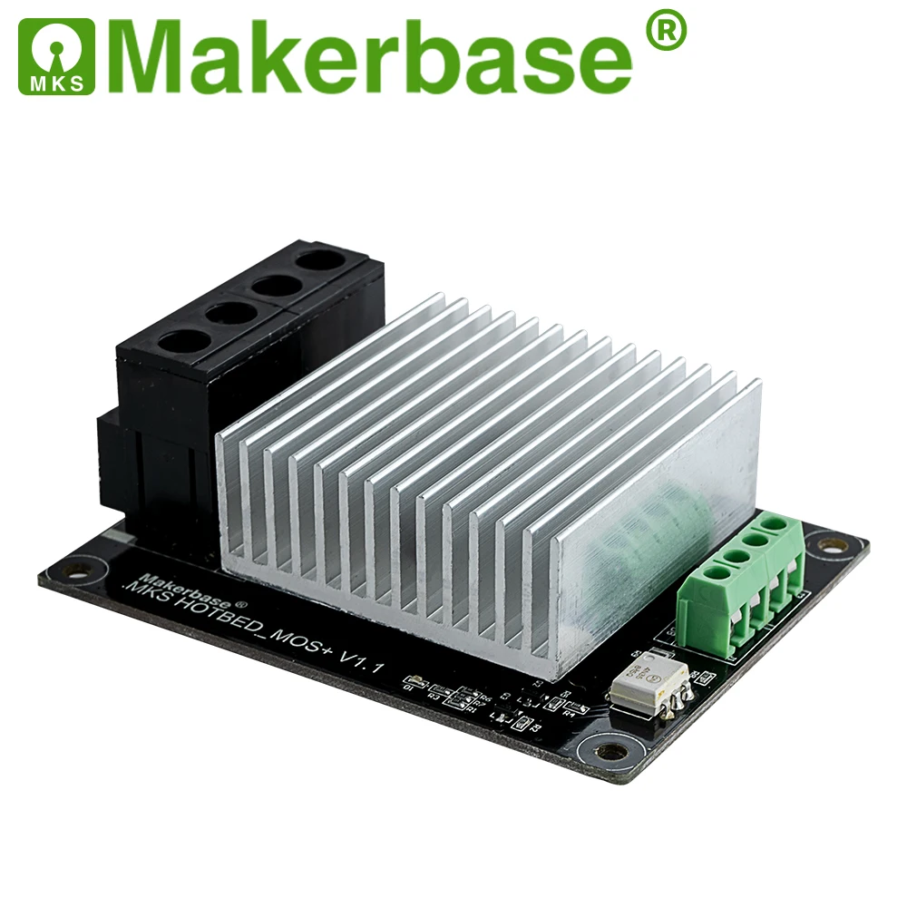 Makerbase-controlador de Aquecimento para Impressora 3d Mks Mosfet para Cama de Calor Extrusora Módulo Mos Exceder 30a Suporte com Grande Corrente - Imagem 3