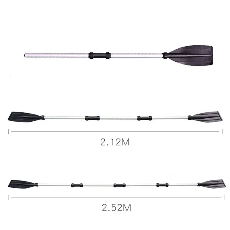 

2 Pcs Detachable Assemble Outdoor Sports Water Sports Kayak Paddle Boating Kayaking Canoeing Paddle Rowing Boat Paddles For Boat