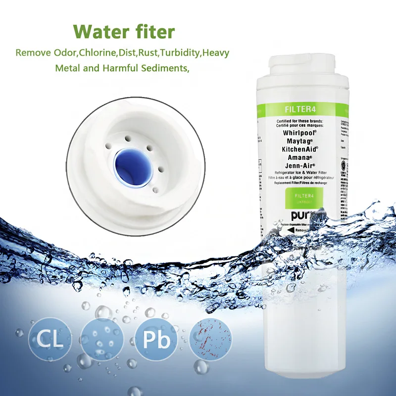 UKF8001 Water Filter Replacement. Compatible EDR4RXD1, UKF8001AXX-750, UKF8001AXX-200, HDX FMM-2 (5 Pack)