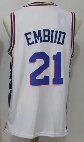 AS Мужские 21 Joel Embiid майки 25 Бен Симмонс Джерси 24 Bryant 45 Donovan Mitchell майки Dwyane Уэйд баскетбольные майки - Цвет: AS